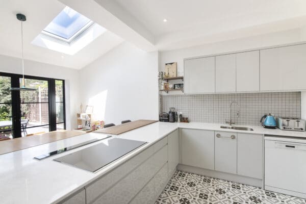 Kitchen extension | Tiling | Skylight | Simply extend