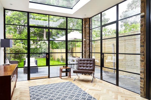 crittall glass extension